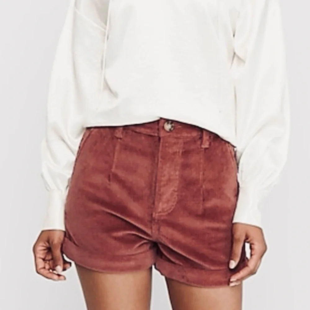 Express Extreme High Rise Corduroy Shorts NEW